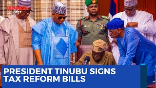 President Tinubu Signs Tax Reform Bills