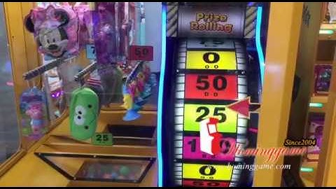 2018 Coin Opeated Prize Vending Machine Prize Rolling game machine(sales@hominggame.com)