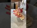 話題のスパイラルりんご飴🍎揚げたら美味すぎました!#shorts
