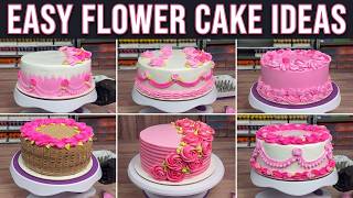 Easy Pink Flower Cake Designs | 11 Beautiful Ideas