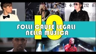 Top 10 - 10 folli cause legali nel mondo della musica
Querele, denunce, accuse, risarcimenti... Il mondo della musica è anche questo! Scoprite le 10 cause legali più folli!
Metti Mi Piace su Facebook http://www.facebook.com/Top10Parade
Seguici su Twitter http://www.twitter.com/Top10Parade Top 10 - 10 folli cause legali nel mondo della musica