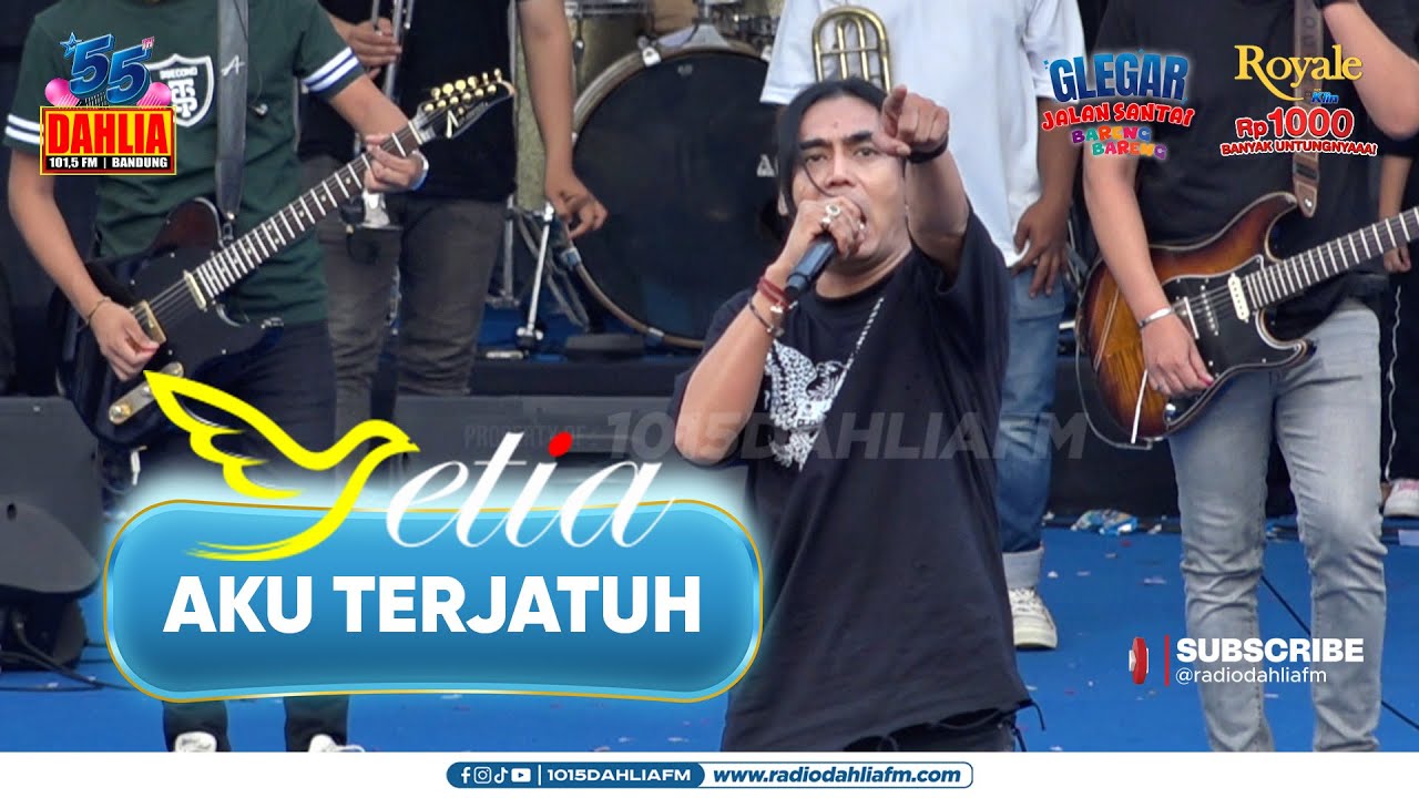 SETIA BAND - AKU TERJATUH ( LIVE PERFORM 55 TH RADIO DAHLIA BANDUNG )