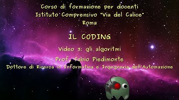 Video 3: gli algoritmi