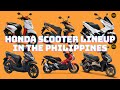 HONDA SCOOTER LINEUP IN THE PHILIPPINES | ADV CLICK AIRBLADE BEAT GENIO | PRICE SPECS