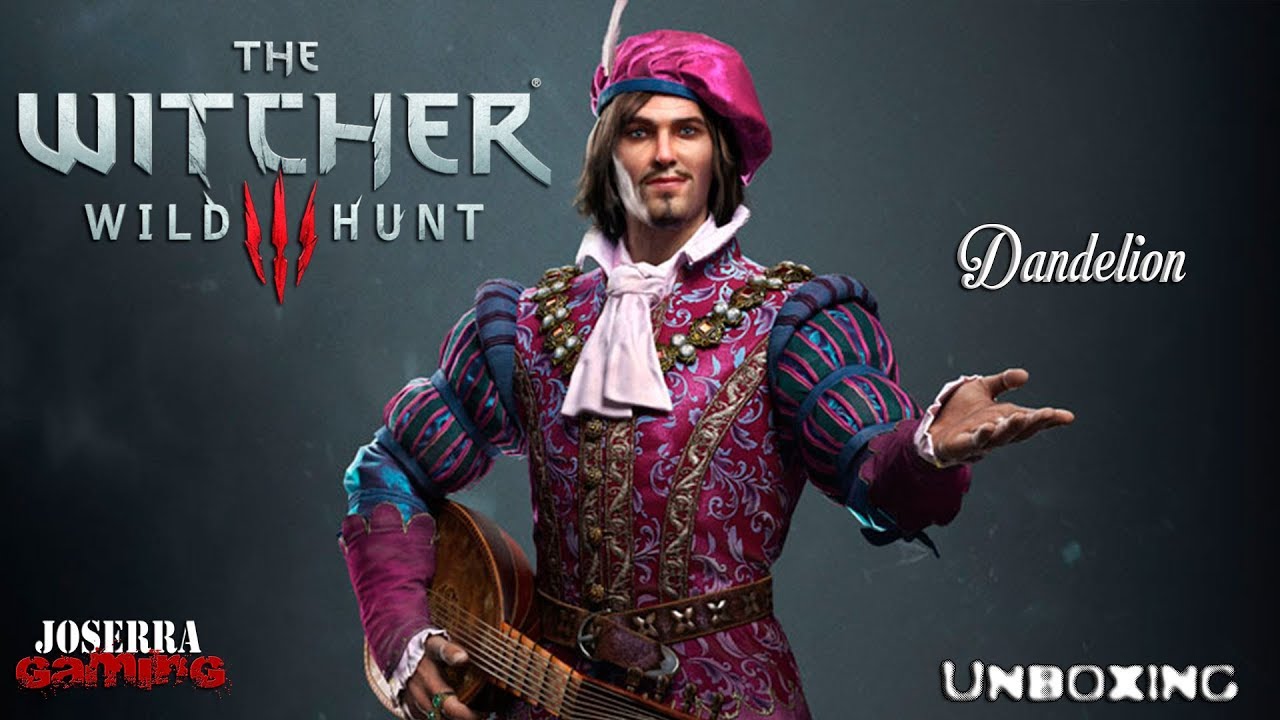 Unboxing The Witcher 3 Wild Hunt Figure Dandelion / Jaskier (Dark