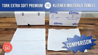 Tork Extra Soft vs Kleenex Multifold Towels COMPARISON screenshot 2