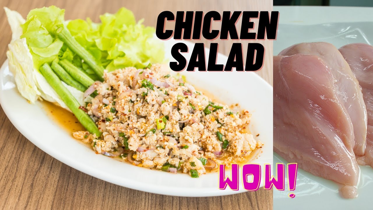 HEALTHY CHICKEN SALAD  II Easy Chicken Salad Recipe II BEST CHICKEN SALAD RECIPE II Salad Recipe