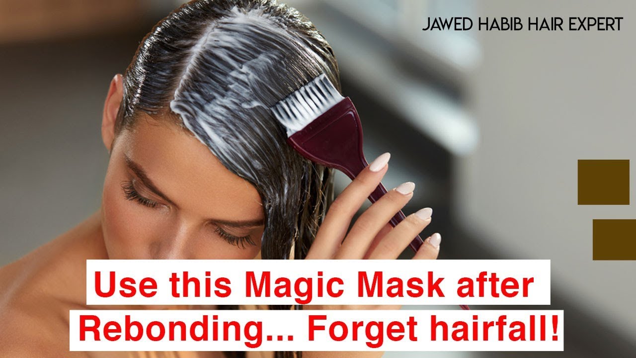 Special Homemade Mask For Rebonded Hair L Jawed Habib Hair Expert