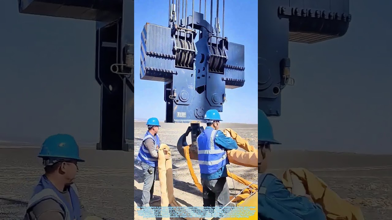 Rigging the Giant: How Steel Cables Lift Massive Pipes