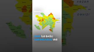 Gözlənilən küləkli hava şəraiti ilə bağlı sarı və narıncı xəbərdarlıq var