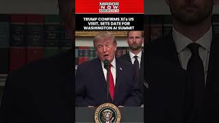 Trump Confirms Xi's US Visit, Sets Date For AI Summit Xi Chinese President To Attend #shorts