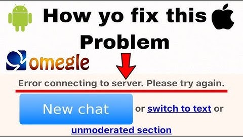 How to unban from Omegle (ios/Android)