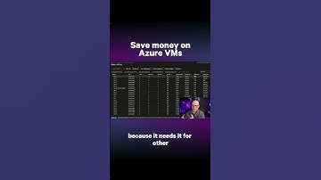 Save money on Azure VMs