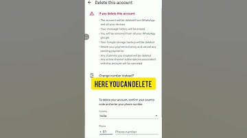 How to delete WhatsApp Account permanently #shortsfeed #shorts #viralshorts