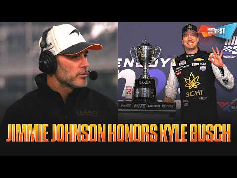 Jimmie Johnson honors NASCAR icon Kyle Busch, his legacy, greatest memory on and off the track | FTF