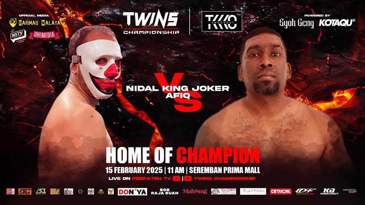 Twins Championship 101 | Nidal Kingjoker vs Afiq Akatsuki Full Fight Highlights 15.02.2025