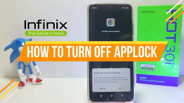How To Turn Off Applock Infinix Hot 30i