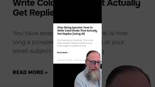 Stop Being Ignored: How to Write Cold Emails with AI (PAS Framework)