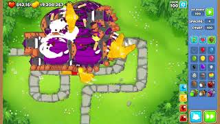 True Sun God + RADAR Village vs 100 FBAD BTD6 Bloons Tower Defence 6 screenshot 4