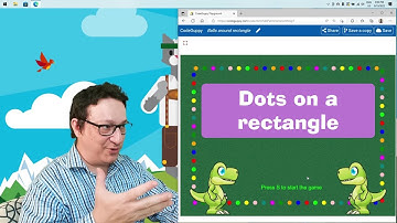 A simple intro screen for a retro game | p5.js in codeguppy environment