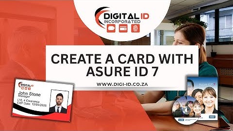 Create a card with Asure ID 7