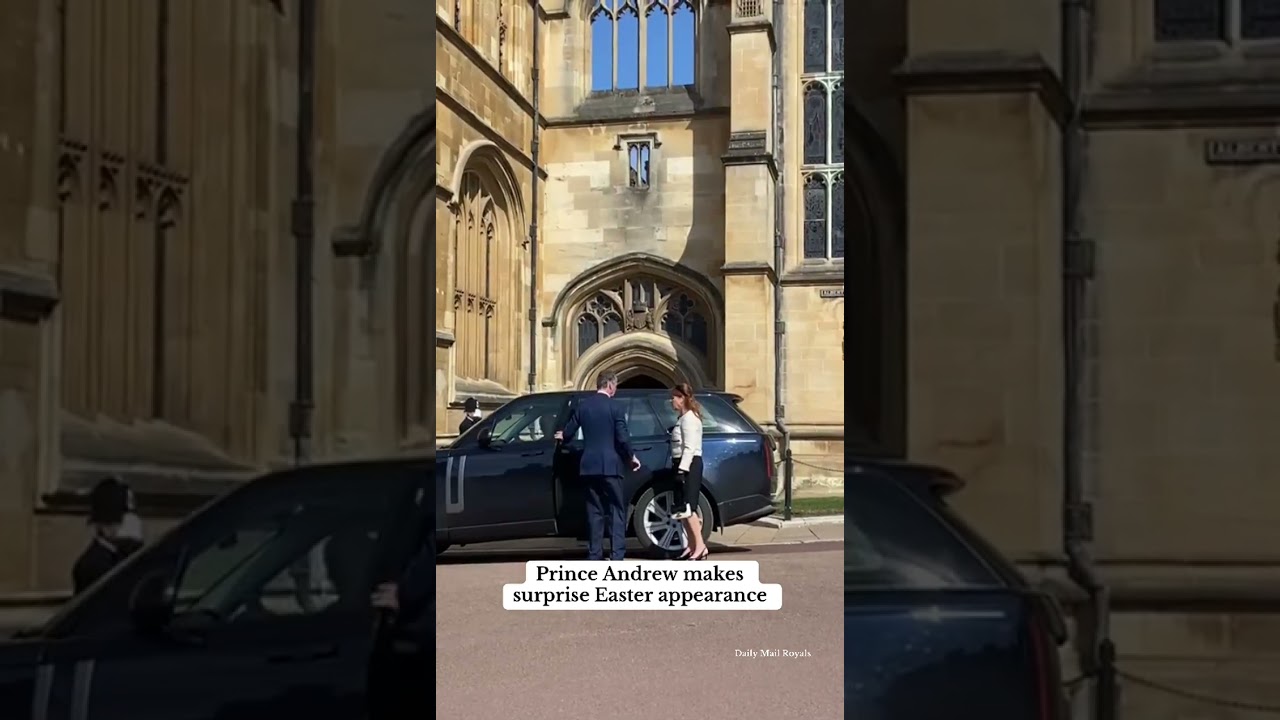 Prince Andrew makes surprise Easter appearance
