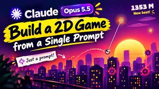 Built a 2D Game with Claude Opus 5.5 | Grapple Runner | Opus 5.5 High