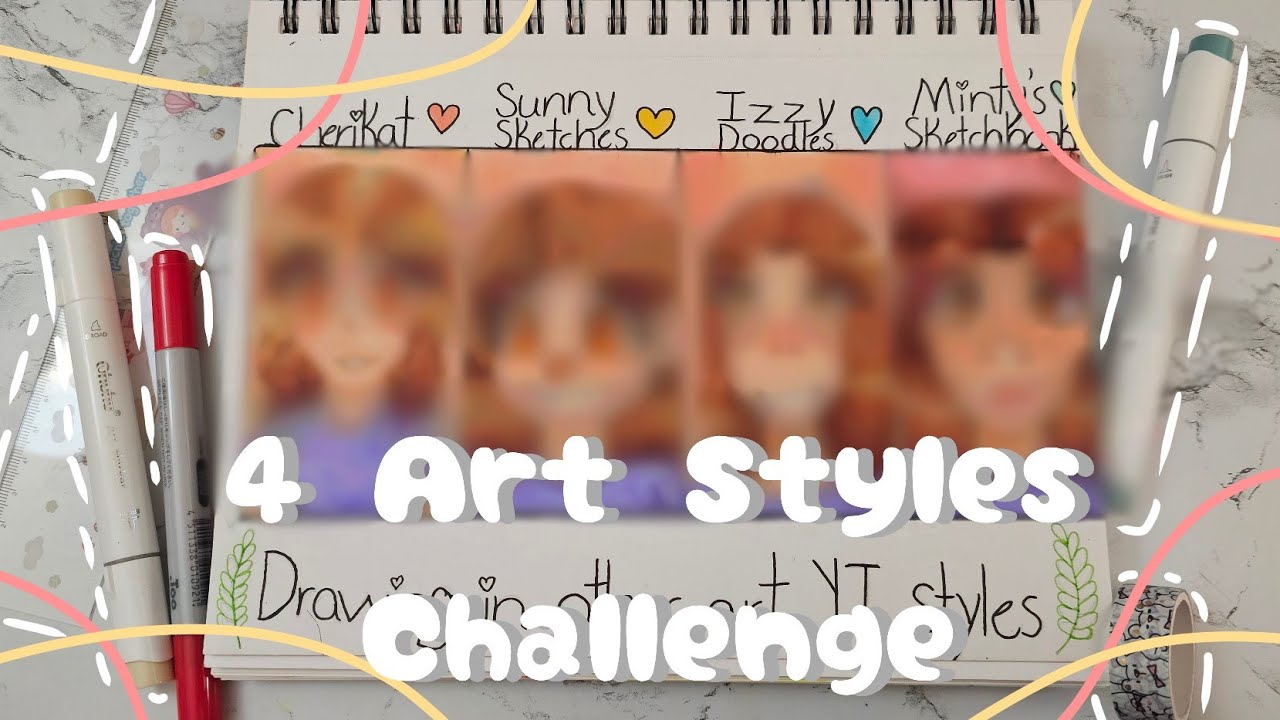Drawing in 4 Different Art Youtubers Styles ️🎨 - YouTube