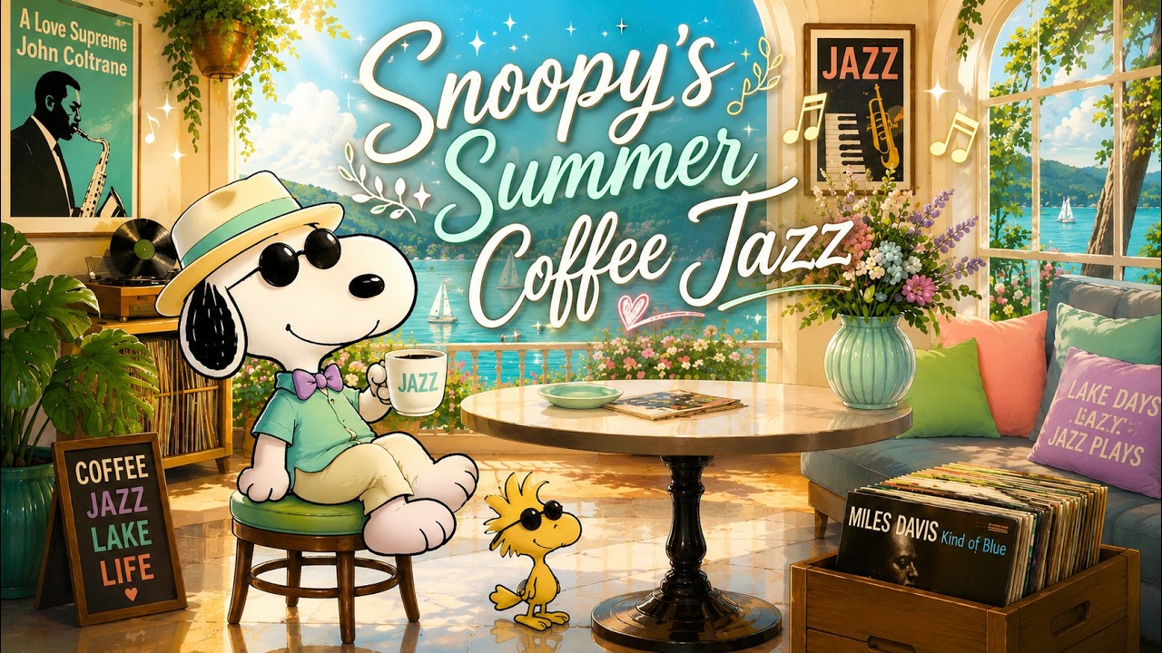 Sleduj Snoopy’s Summer Coffee Jazz 🎶 Gentle Jazz for Relax, Focus & Peaceful Days na YouTube Sleduj Snoopy’s Summer Coffee Jazz 🎶 Gentle Jazz for Relax, Focus & Peaceful Days na YouTube