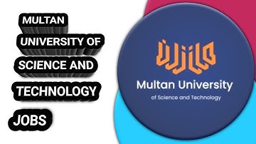 Multan university of science and technology jobs 2023 |New jobs | Test knowledge