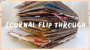 how i used my junk journal ✿ flip through memory book