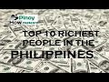 Top 10 Richest People in the Philippines 2015