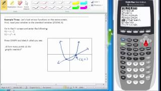 Using Intersect on the TI 84