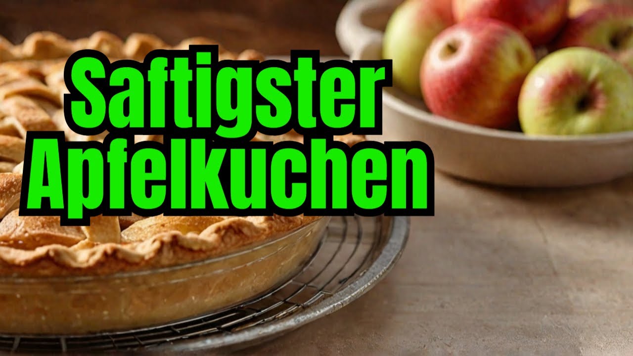 Saftiger Apfelkuchen mit Vanillepudding Unglaublich einfach & lecker!