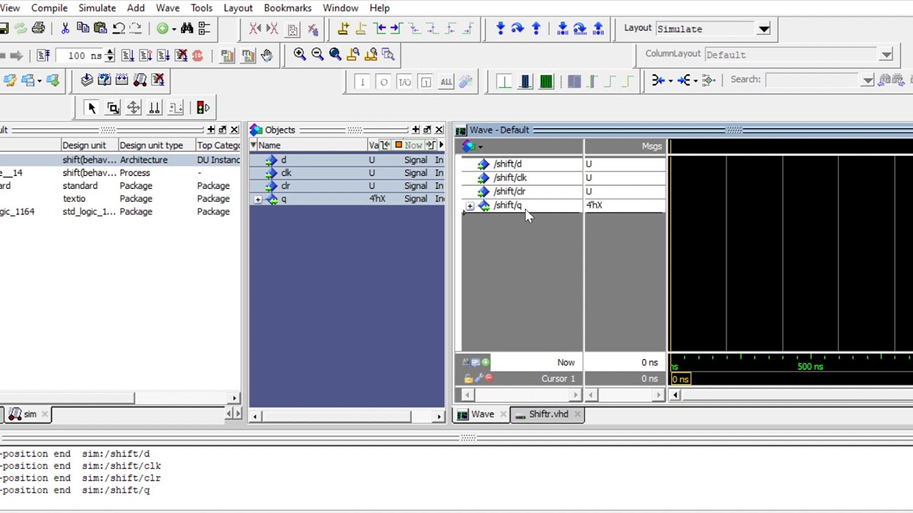 vhdl shift left vhdl shift left
