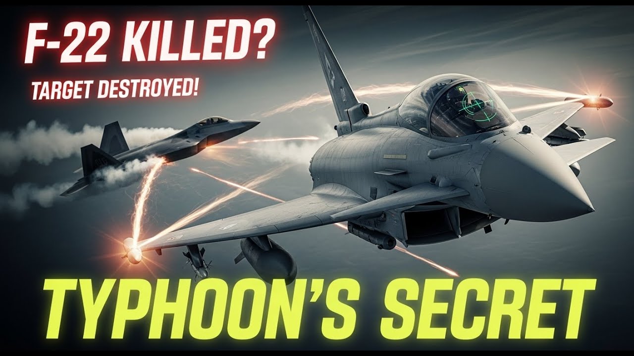 F-22 DEFEATED? Europe's "Typhoon" Fighter Just Outsmarted Stealth! 🇪🇺✈️🇺🇸