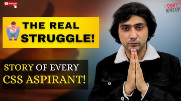 The Struggle Phase of Every CSS Aspirant | MPT Preparation | CSS/PMS | Talha Chaudhry |