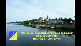 Saumur Festival Musiques militaires 2019 Hymnes et drapeaux