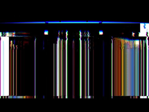 4K Scan Light Glitch - Broken Screen - Overlay Loop