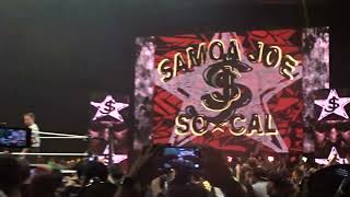 WWE NXT TAKEOVER BROOKLYN 2015 - SAMOA JOE ENTRANCE - BARCLAY CENTER NEW YORK CITY AUGUST