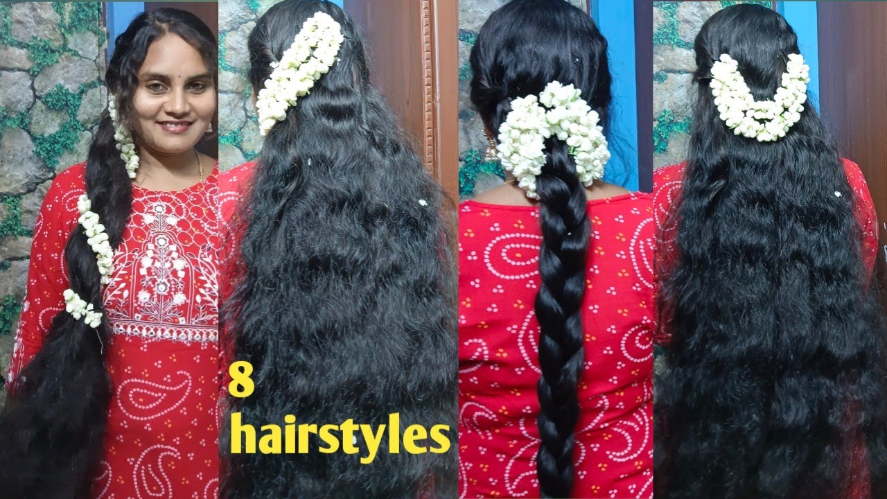8 Quick and Easy Jasmine hairstyles for long hair