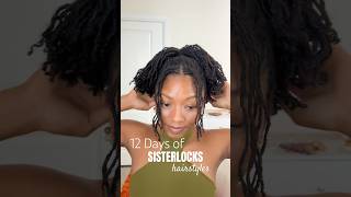 today’s hairstyle: classic claw clip!! 💐#shorts #locs #locstyles #sisterlocks #naturalhair