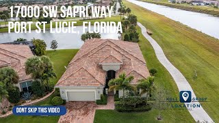 Luxurious Home Tour  3 BD, 5 BA, 3,182 Sqft  17000 SW Sapri Way, Port Saint Lucie, Florida