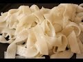 RICE NOODLES :How to Make Home Made (gluten free) noodles?