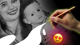 H.H Smt.Trishikha Kumari Wadiyar Realistic Portrait Sketch Time-lapse Video | Hibro Arts