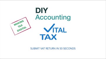 Submit DIY Accounting VAT return with VitalTax bridging Excel add-in