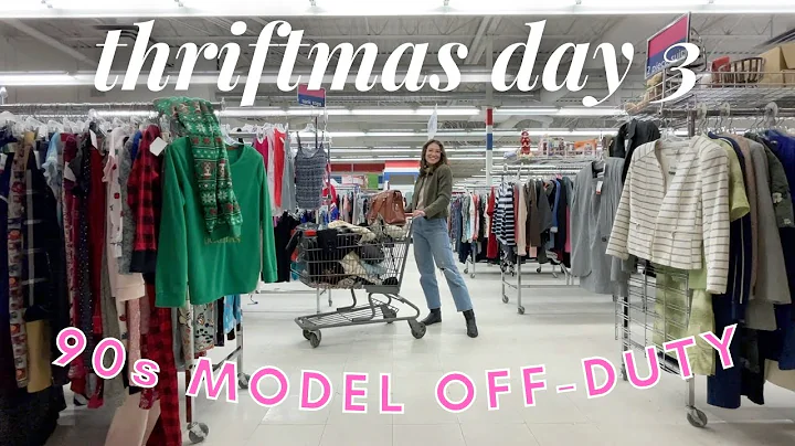 COME THRIFT WITH ME | 90s Model Off-Duty Look Try-...