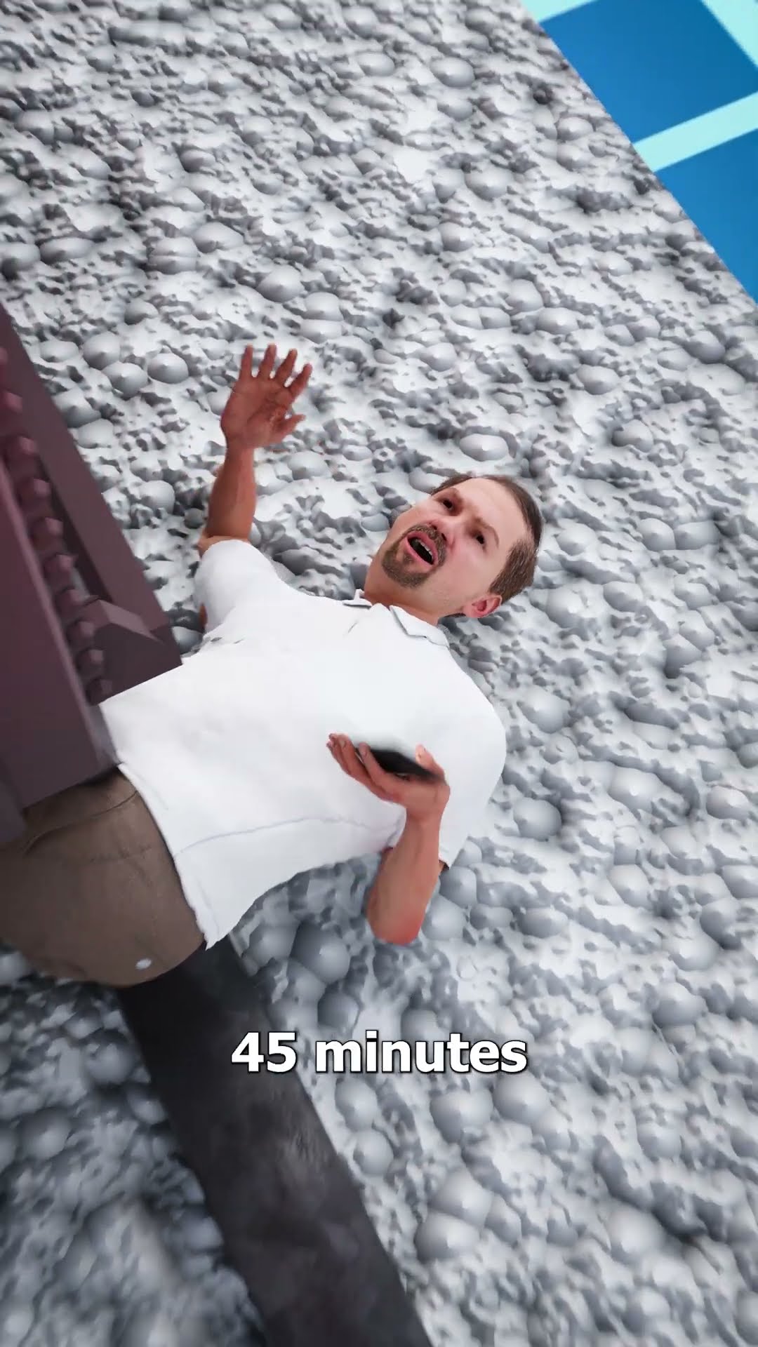Man Nearly Cut In Half By A Train ?