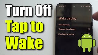 Come disattivare la funzione Tocca per riattivare lo schermo sul telefono Motorola (tutorial Andr... screenshot 4