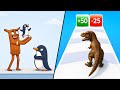Meme Long Legs & Dino Runner Evolution / All Level Gameplay: Android,iOS